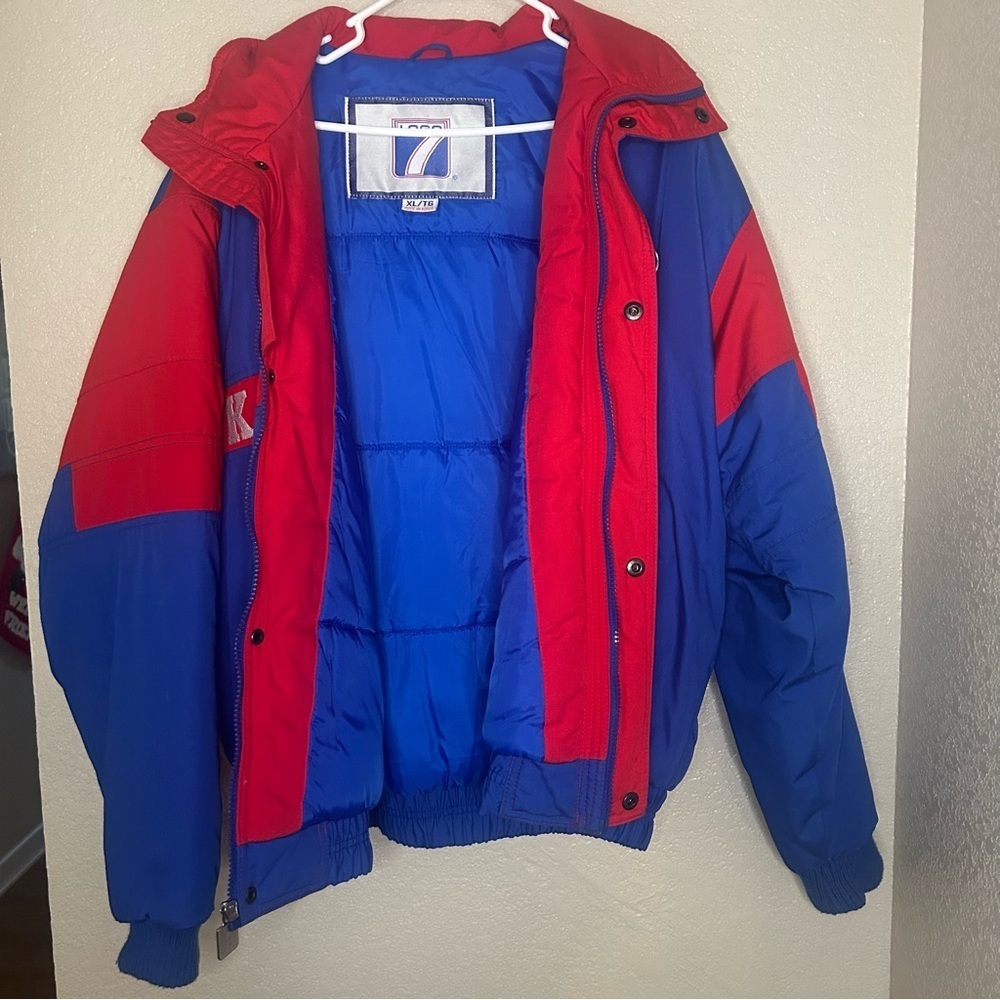 Vintage logo 7 University of Kansas Jacket XL - Picture 10 of 10